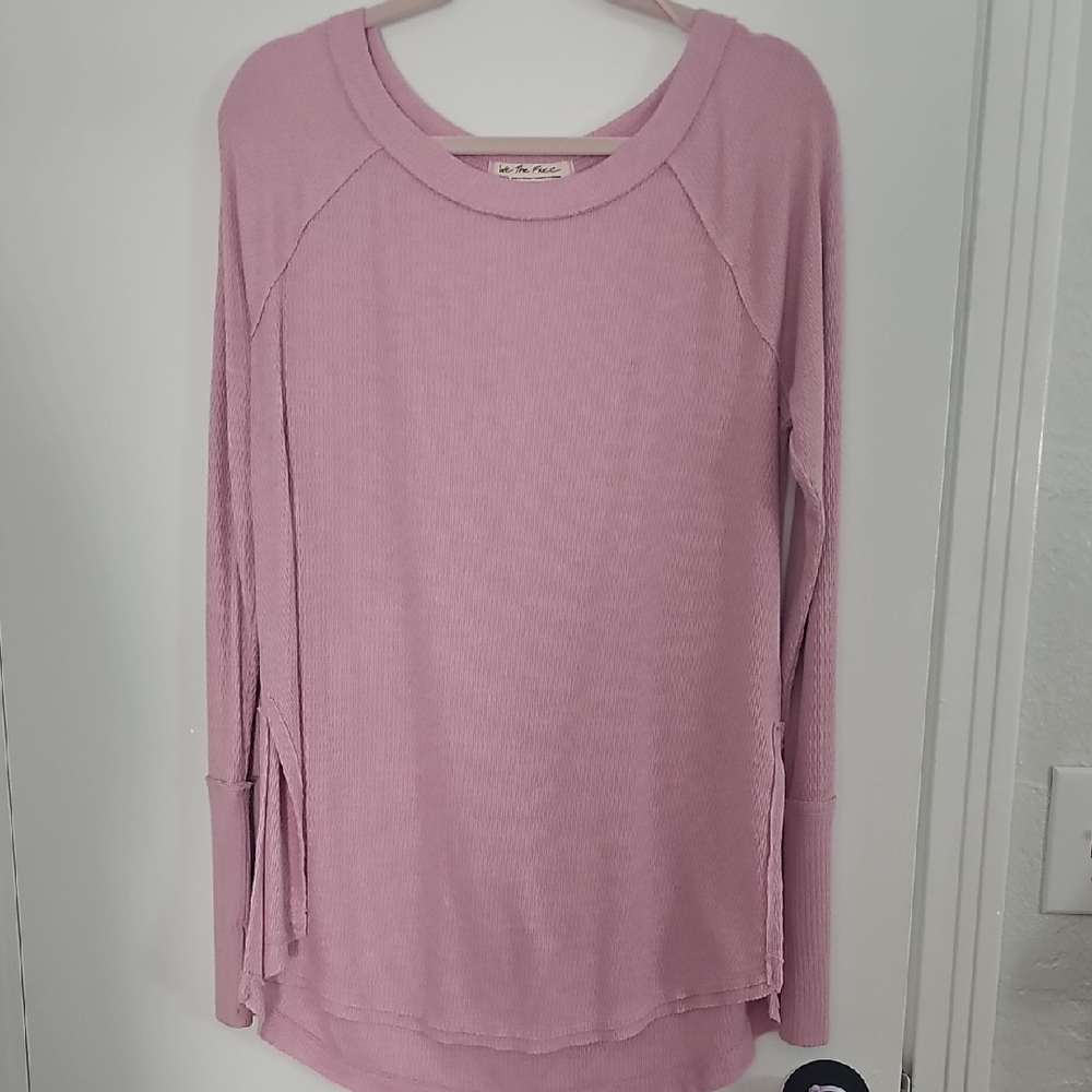 We The Free Lilac Long Sleeve Top